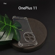 OnePlus 12 12R 11 10T 5G Cystal Clear Transparent Soft Cover Casing Back TPU Silicone Shockproof Mob
