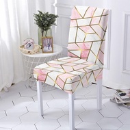 Elastic Geometric Chair Cover Dining Room Spandex Chair Slipcover Case Stretch Wedding Banquet Home Decoration Housse De Chaise