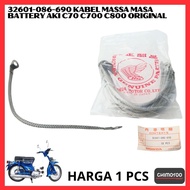 32601-086-690 Kabel Massa Masa Battery Aki Honda C70 C 70 C700 C 700 C800 C 800 Original