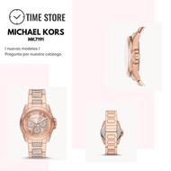 台灣現貨 Michael Kors MK7191玫瑰金三眼晶鑽鋼腕錶手錶 🈶️MK錶盒