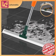 Magic Floor Squeegee | Penyapu Lantai Ajaib - Adjustable, Wet & Dry Wiper, 180° Rotation - Penyapu, 