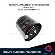 ORIGINAL ELCO CAPACITOR 220uF 350V RUBYCON Elko CAPACITOR 220 uF 350Volt 100 UF 400 350 VOLT 350V 30