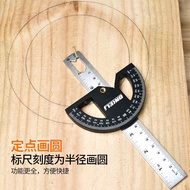 Aluminum alloy Woodworking angle Ruler Woodworking edge Ruler Woodworking Scribing Ruler Woodworking