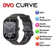EVO Curve Smart Watch HD Curved Screen Waterproof Original Fitness Heart Rate Blood Oxygen Sport Sma