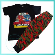 Bomba Kids Tshirt Cotton Firefighter Set Boy Baju Budak Lelaki Bomba