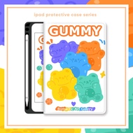 For IPad 9th Generation Cover with Pencil Holder Cute Cartoon Ipad Mini 6 5 4 3 2 1 Case Ipad Air 5th 4th 3rd 2nd 1st Gen Cover for Apple Ipad Pro 11 10.5 9.7 10.2 10.9 Inch Case for ipad air11 M2 M4 air6 10.9 air13 Pro 13 12.9 11 2024 case