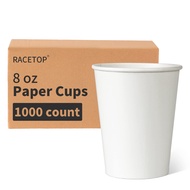 RACETOP [1000 pack 8 oz Paper Coffee Cups Disposable, Hot Coffee Cups 8oz, Office Coffee Cups (8 oz