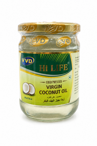 VVD -冷壓初榨椰子油 500ML｜純正未精煉・煮食護膚兩用・天然萬能