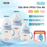 Dr.isla Milk Bottle glass material 80ml 160ml 240ml BPA Free anti-spill design GB61