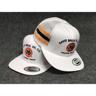 Cap trucker snapback davis bros.oil 76‼️ready stock in malaysia‼️