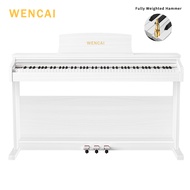 WENCAI 88 Keys Digital Piano Hammer Action Weighted Keyboard Piano Full Size Upright Electric Piano