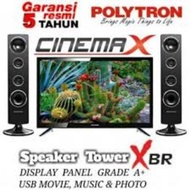 TV TELEVISI LED LCD PLD POLYTRON 24T8511 24 T 8511 IN INCH USB HDMI