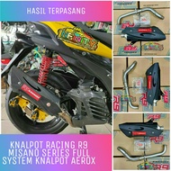 KNALOT R9 MISANO AEROX 155 OLD 2017 2018 2019 2020 KNALPOT R9 MISANO AEROX ORIGINAL 100%