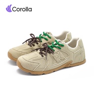 Corolla  แท้100% รองเท้าผ้าใบผู้หญิง วินเทจรองเท้ากีฬา หนัง แฟชั่น ต้านเชื้อแบคทีเรีย ระบายอากาศได้ด