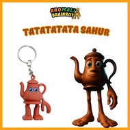GANTUNGAN Ta Ta Ta Ta Sahur Rubber Keychain Anomali Brainrot Keychain Anomali Keychain