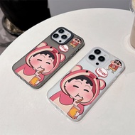 Strawberry Xiong Xiaoxin Casing Compatible for iPhone 15 14 13 12 11 Pro Max X Xr Xs Max 8 7 6 6s Plus SE xr xs Phantom Soft phone case