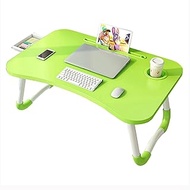 Laptop Bed Desk,Lap Tablet Desk with Drawers,Folding Laptop Tablet Desk Laptop Stand Notebook Stand Reading Desk Portable Reading Desk,L60cm(Color:Green) Fashionable