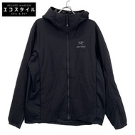 Arc'teryx 黑色 02T-93102 Atom Air 連帽尼龍夾克，L 碼（二手）