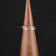 CARTIER(卡地亞)  18K黃金 18K白金 18K玫瑰金 Trinity 三色七環 戒指