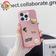 GC129 Premium Matte Hard Case 3d Doll Baby Bear For Xiaomi Redmi A5 NOTE 7 8 9 10 11 12 13 PRO PLUS 
