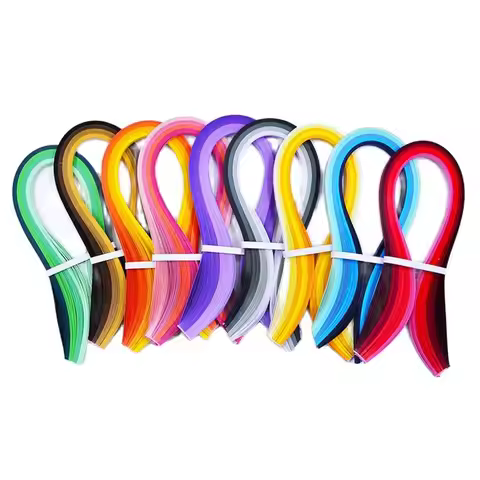 900 Strips Quilling Paper set Mixed Color DIY Decoration Gift Gradient Craft Paper 3/5mm Origami Pap