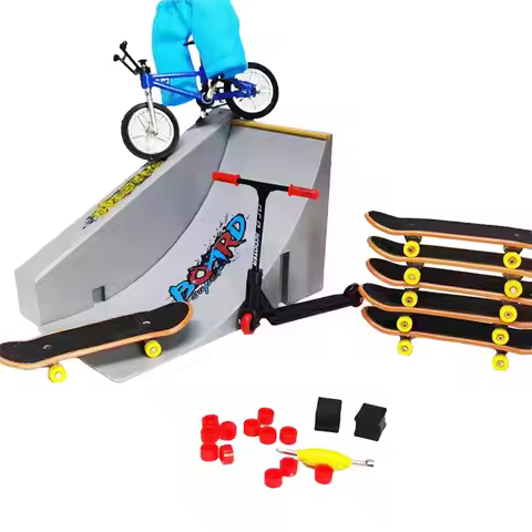 Finger Skateboard Bike Toys Mini Fingerboard Matching Tools Ramp Toys Skateboard