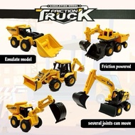 Friction Powered Construction Truck – Excavator, Dump Truck, Bulldozer, Loader, Backhoe | Trak Pembi