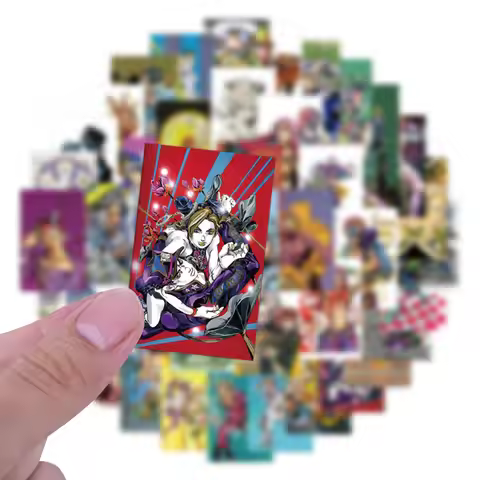 75PCS JoJo's Bizarre Adventure Stickers Graffiti Stickers DIY Diary Phone Case Handmade Scrapbook Ae