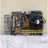 Motherboard Mobo intel g31 Lga 775 bous fan and dualcore processor