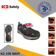 K2 106 BOA Navy Safety Shoes - K2-106 BOA Navy Safety Sports Shoes