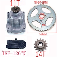 Motorcycle T8F Chain Scooter44-5Gear Box T8F Chain Small Off-Road T8F Chainwheel Rear Chain Plate
