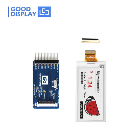 Cheap Red E-Paper HAT 2.9 inch Small Tri-color E-Ink Display , GDEY029Z95 with Adapter Board DESPI-C