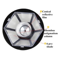 Solar Wall Light Outdoor Solar Hexagonal Light Ip44 Waterproof Solar Fence Light Auto On/Off Retro L