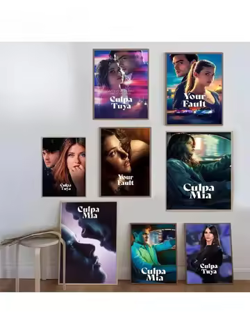 Diamond Painting My Fault Culpa Mia Movie Wall Art Coffee House Bar Aesthetic Art Wall Painting Holi