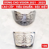 Ốp Mỏ & Đuôi Dè VISION 2021 - 2025 Nhựa Xi D5181