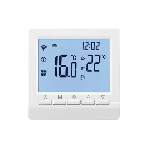 Digital Thermostat For Gas Boiler Room Battery Programmable Heating Temperature Controller Boiler Th