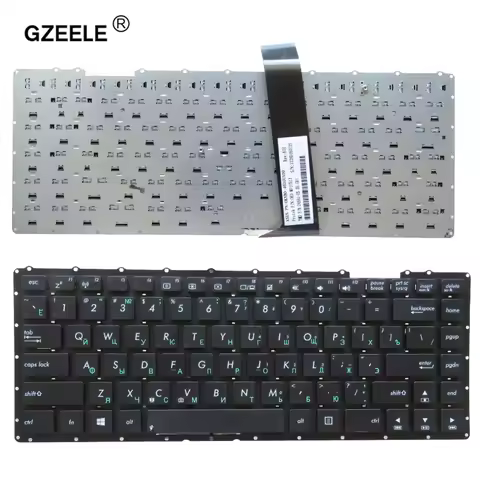 GZEELE US/Ru Keyboard FOR ASUS X401 X401E X401EI X401EB X401A X401U F401 F401A F401U F401E W40C R412