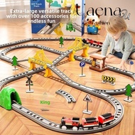 UAENAU Train Toys Set, with Box Baby's Birthday Gift Children's Electric Train with Track,  7Styles 