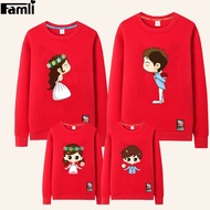 LONG-SLEEVE FAMILY SHIRT IN COTTON FLANGE TYPE 1 IN ALL COLORS AND SIZES FROM 8-100kg (video shot on