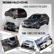 Boss Machine BM 1:64 奔驰 Benz AMG C63 C级 S204 瓦罐 合金