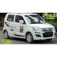 SUZUKI Wagon R sticker, Wagon R car sticker, Wagon R sticker, Wagon R car sticker, Wagon R car strip