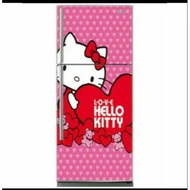 MERAH Red hk refrigerator sticker with 2 doors