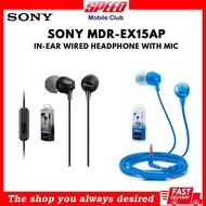 Sony MDR-EX15AP Wired In-Ear Stereo Headphone with Mic | Brand New With Warranty