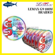 LEMAX G9 100M x8 BRAIDED LINE