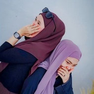 INSTANT TRIANGLE HIJAB 2 LAYER PLUS INNER/ TRIANGLE INSTANT INNER 2 LAYER HIJAB BABYDOLL/RN HIJAB