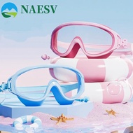 NAESV Kids Swimming Goggles, Big Frame Wide View Children's Swim Goggle, Swimming Accessories Anti-U