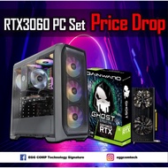 (READY STOCK)PRICE DROP RTX3060 PROMO / GAMING PC PACKAGE RTX 3060 /MONSTER HUNTER ELDEN RING  HORIZ