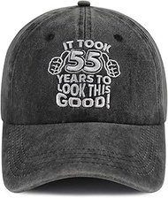 Funny Embroidered 51th 52th 53th 54th 55th 56th 57th 58th 59th Birthday Gifts Hat for Men Women