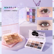 JILL LEEN New Flower Butterfly Twelve Color Eyeshadow Palette JILL LEEN花花蝴蝶十二色眼影盘 Highlight Brighten