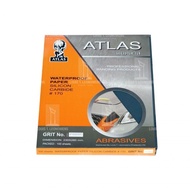 ***สั่งซื้อไม่เกิน 3 แพคนะครับ** กระดาษทราย ตรา คนแบกโลก Atlas ราคาต่อแพค 100 แผ่น รวม vat แล้ว ขั